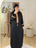 عباية كلاسيكية فاخرة — تطريز يدوي